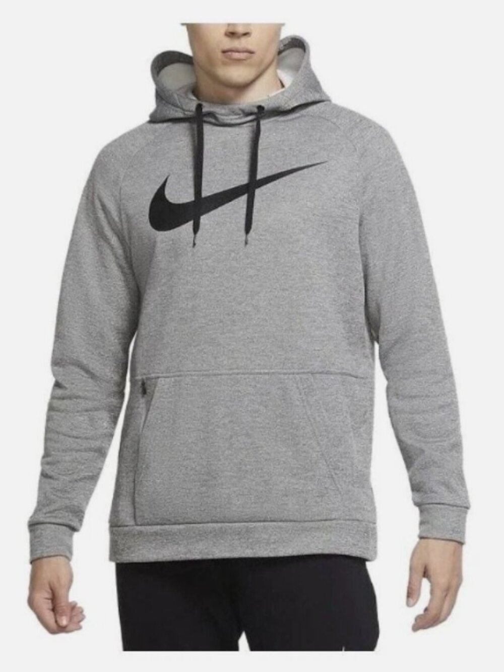 Nike THERMA Swoosh Men's Pullover Hoodie (Dark Grey/Heather) Size 2XL